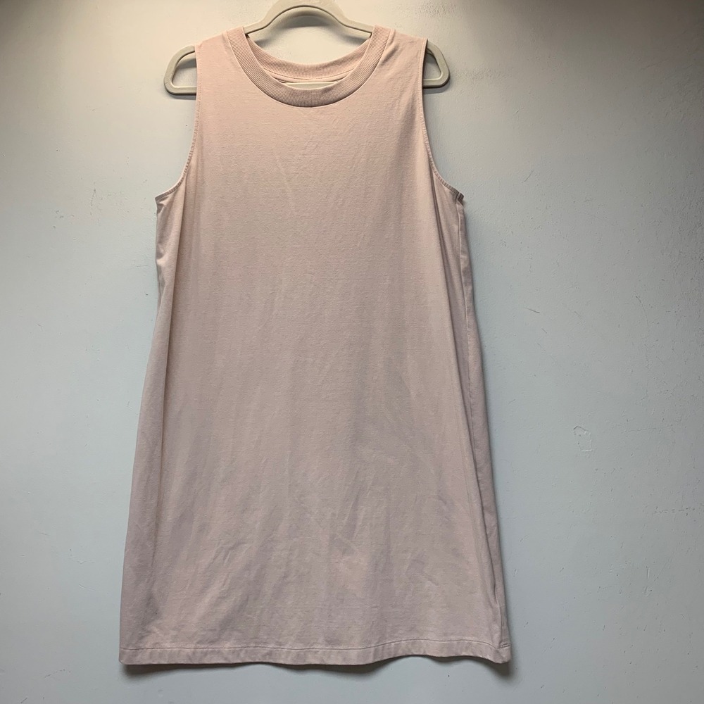 A New Day Knit Dress Womens XXL Pink Excellent Sleeveless T-Shirt Mini Relaxed